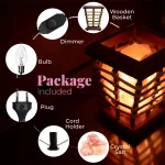 Wooden Basket Lamp - Image 3