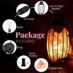 Iron Basket Lamp - Image 4