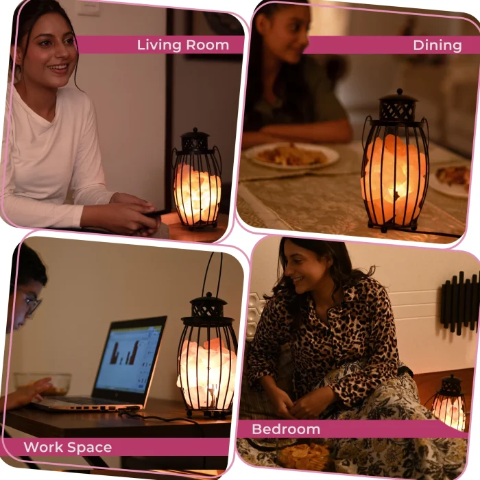 Iron Basket Lamp - Image 5